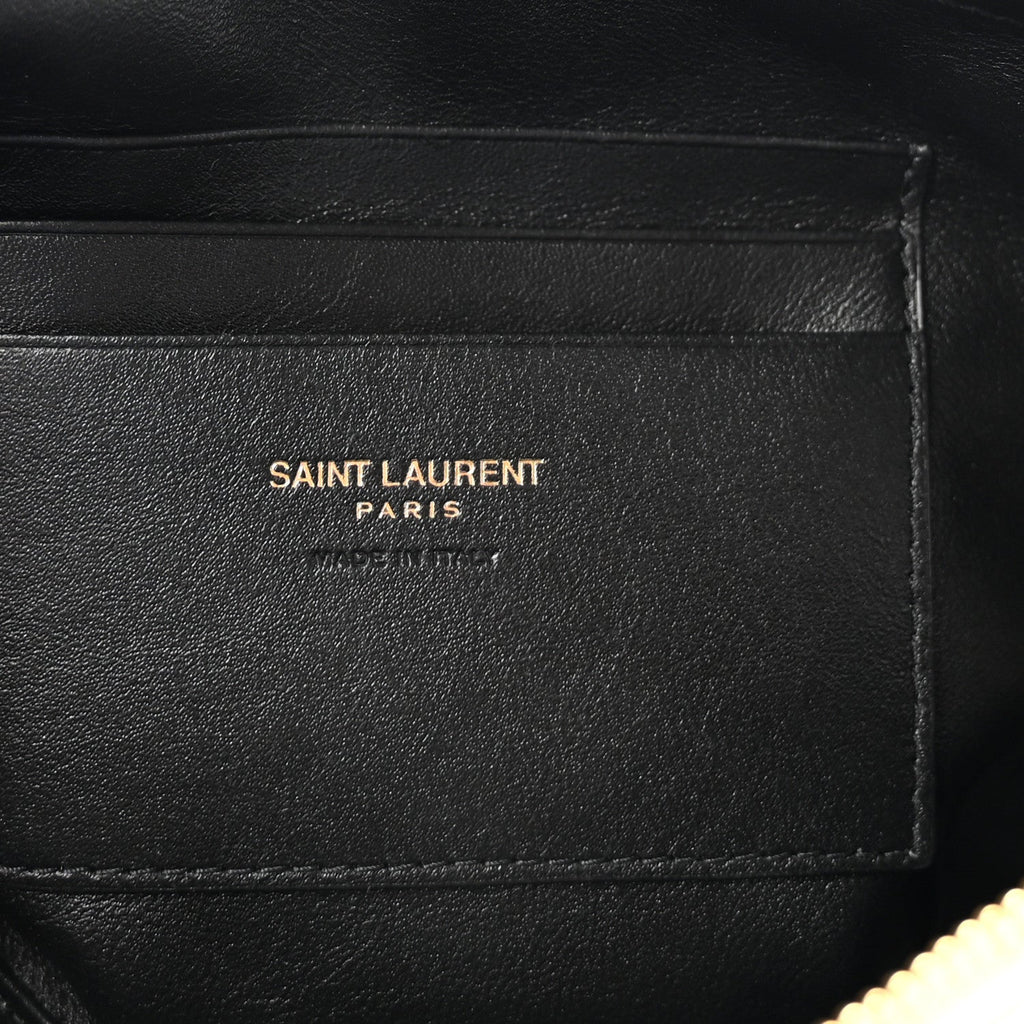 Lambskin Quilted Mini Camera Bag Crema Soft Crema Soft