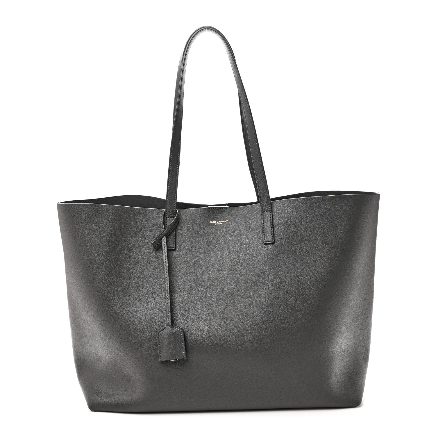 Calfskin Large Shopping Tote Earth
