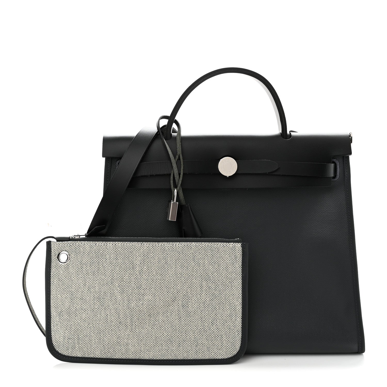 Toile H Berline Vache Hunter Herbag Zip PM 31 Ardoise Black Ecru
