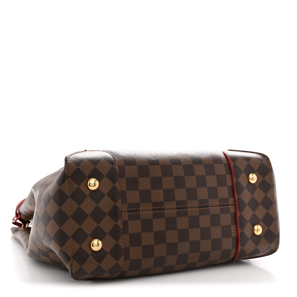 Damier Ebene Caissa Hobo Cherry