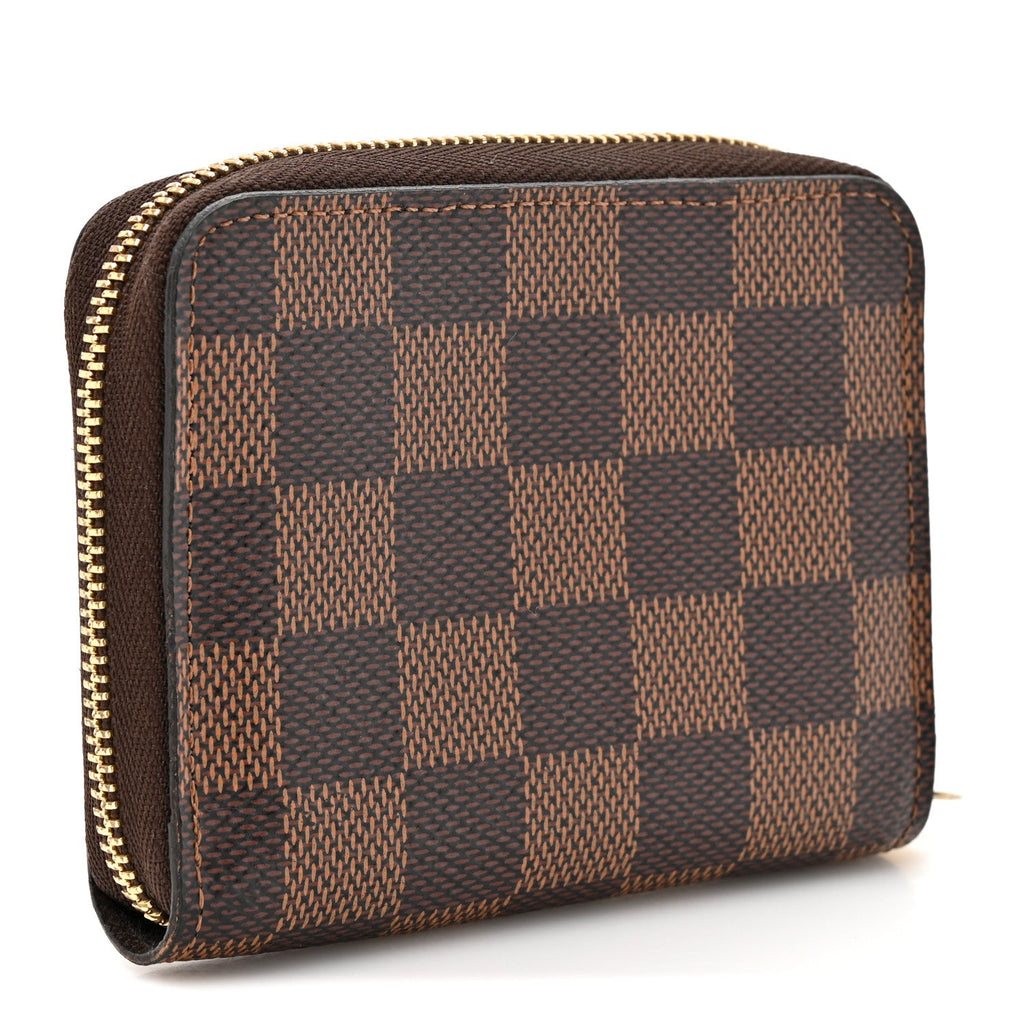 Damier Ebene Zippy Coin Purse