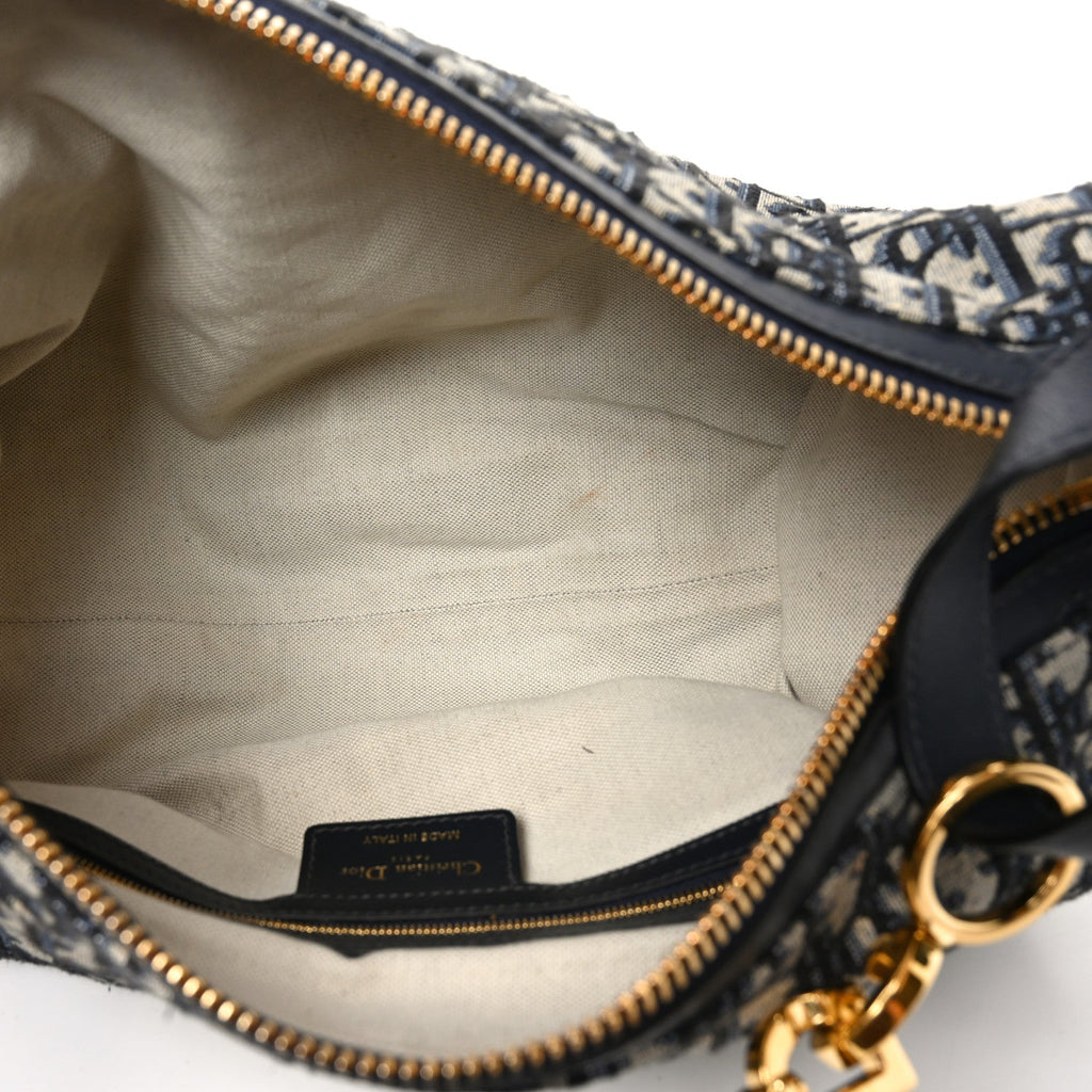 Oblique Large D-Journey Bag Blue