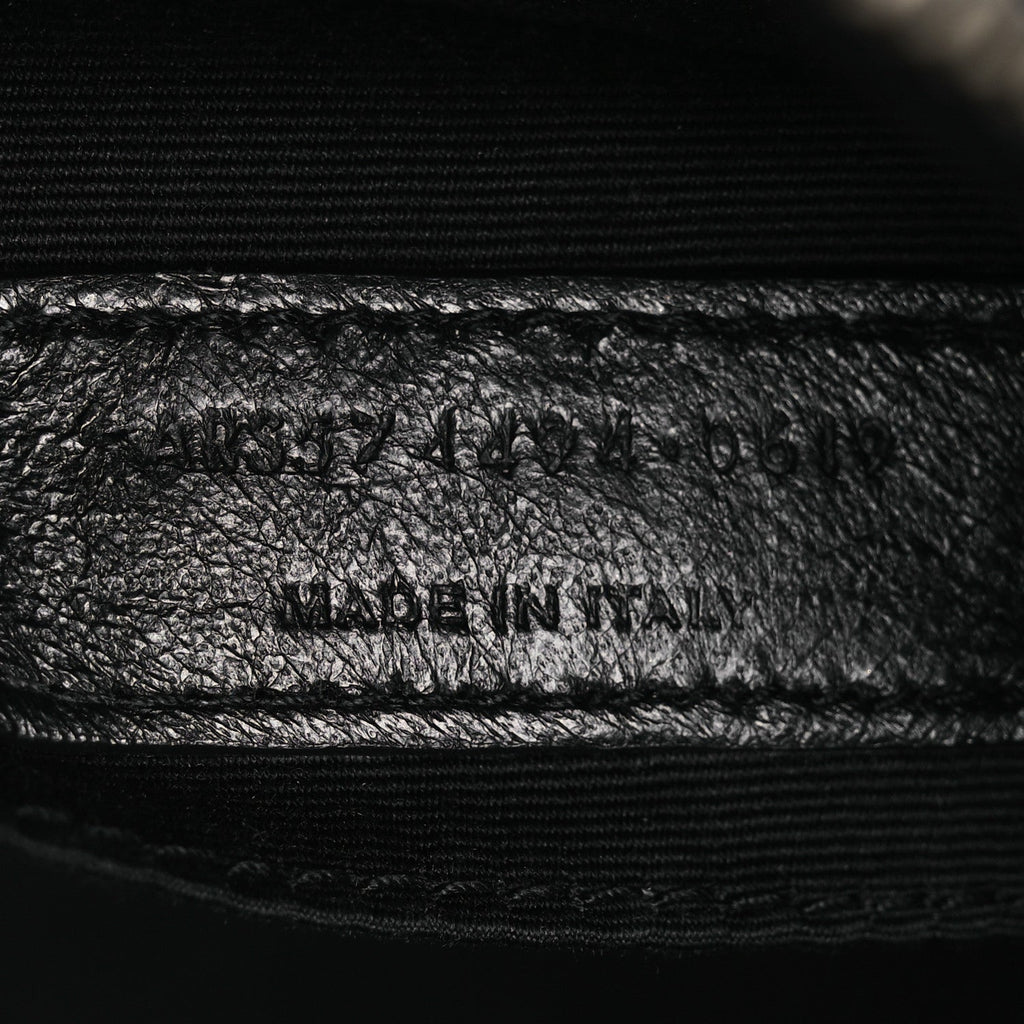 Calfskin Matelasse Monogram Lou Camera Bag Black