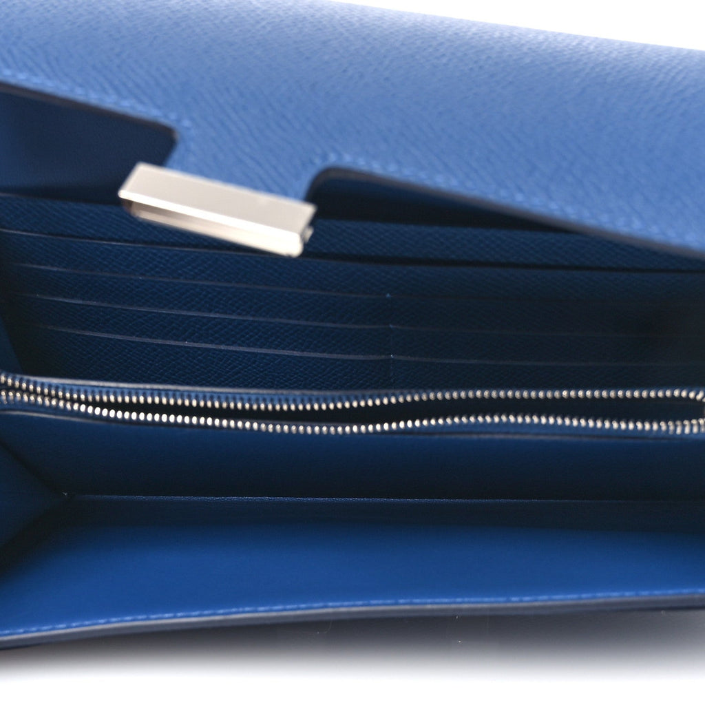Epsom Constance Long To Go Wallet Bleu Tie