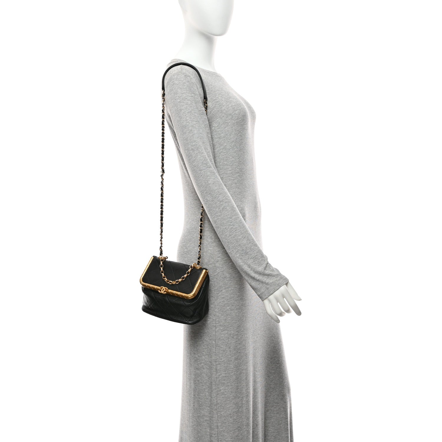 Lambskin Quilted My Crush Bag Black