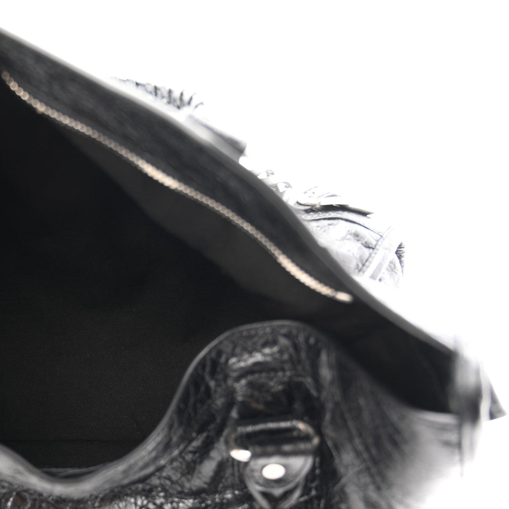 Agneau Arena Silver Hardware Medium Le City Black