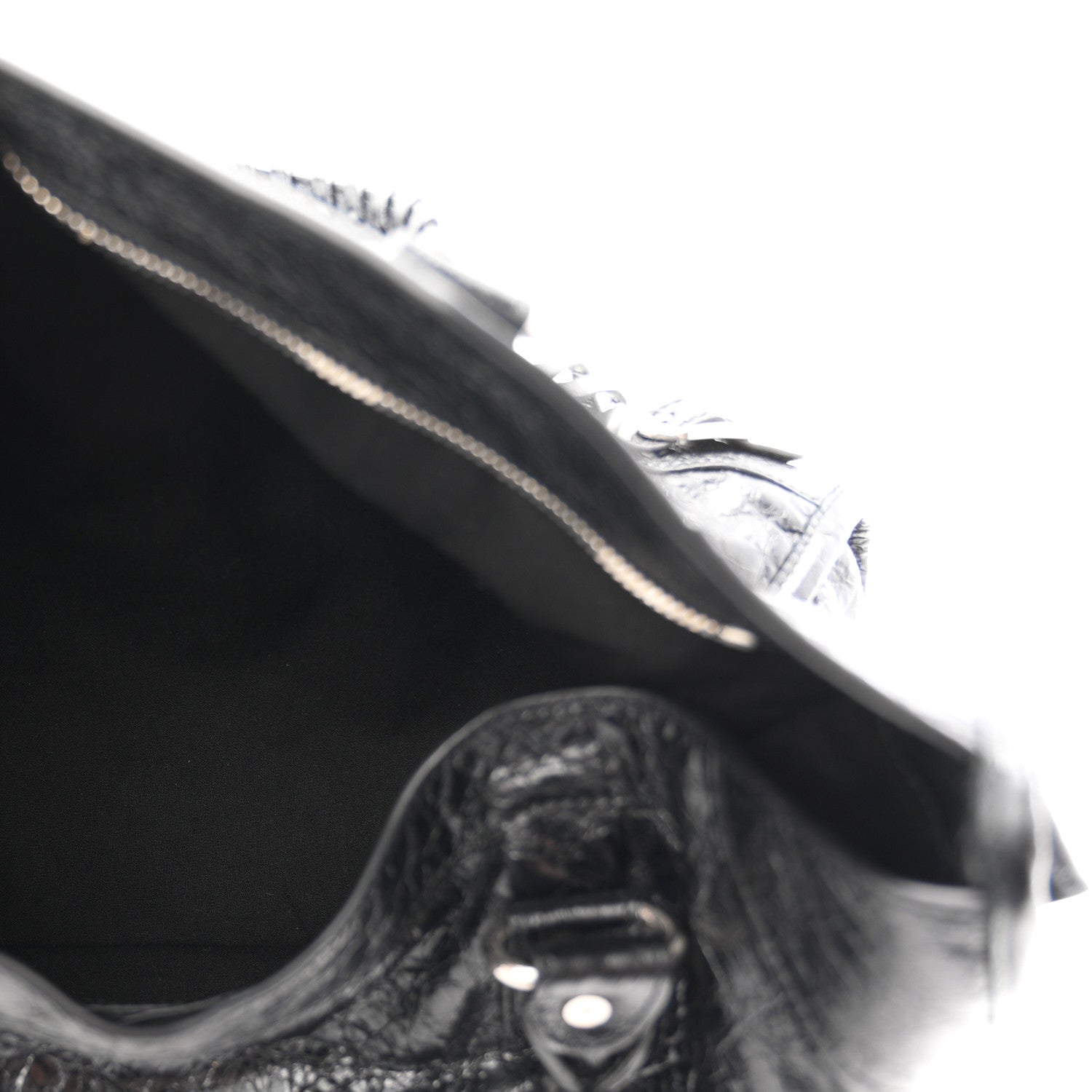 Agneau Arena Silver Hardware Medium Le City Black
