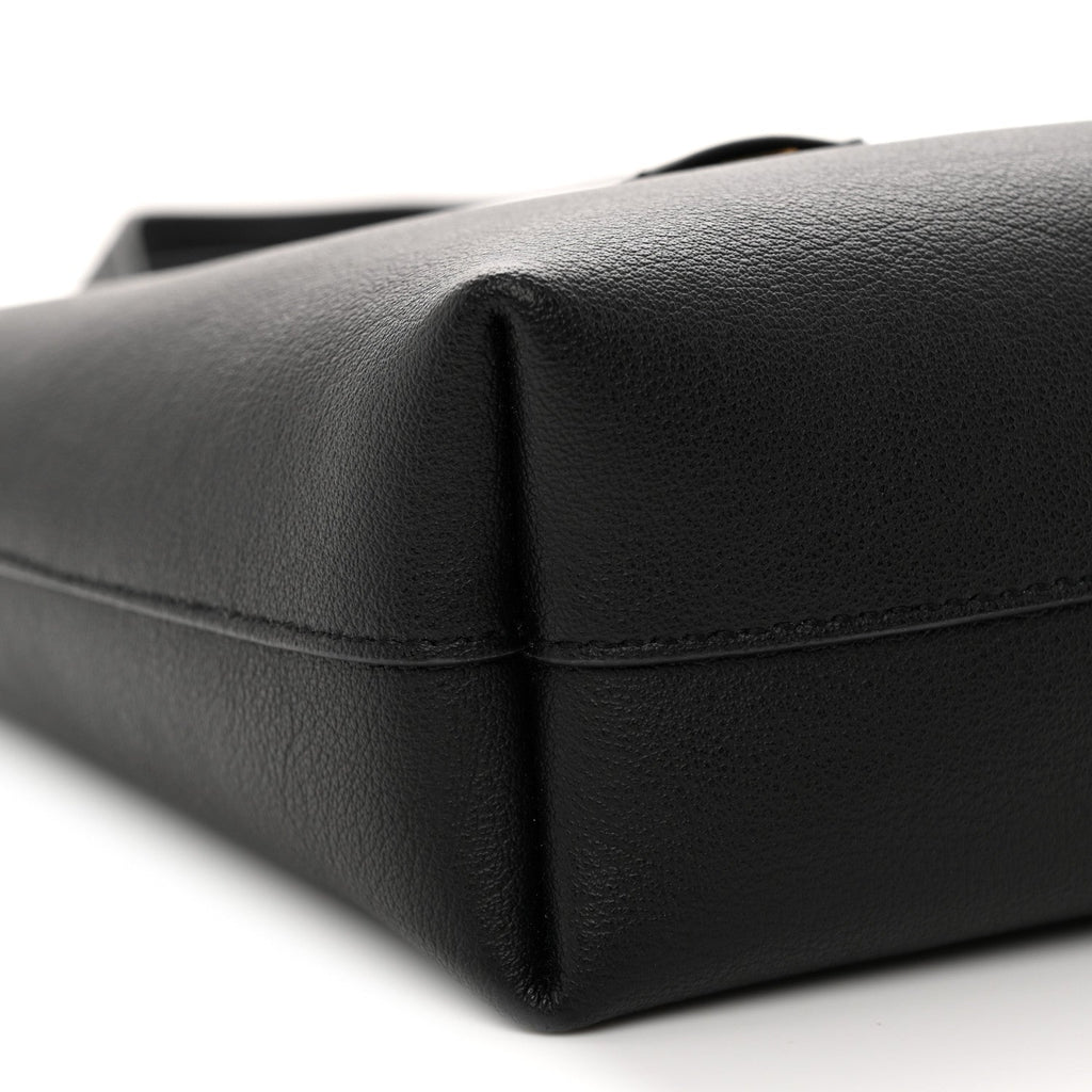 Calfskin Toy Shopping Tote Black