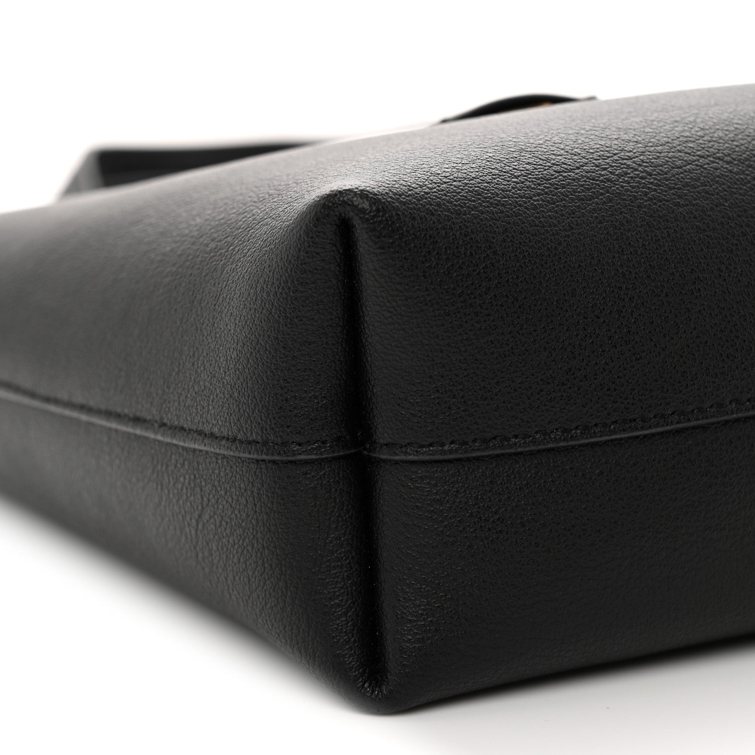 Calfskin Toy Shopping Tote Black