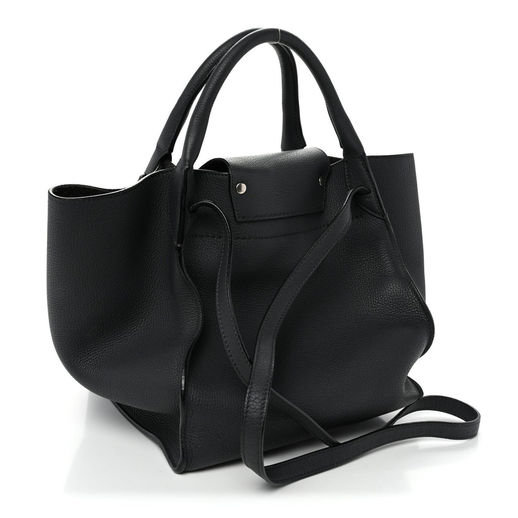 Supple Grained Calfskin Small Big Bag Anthractie