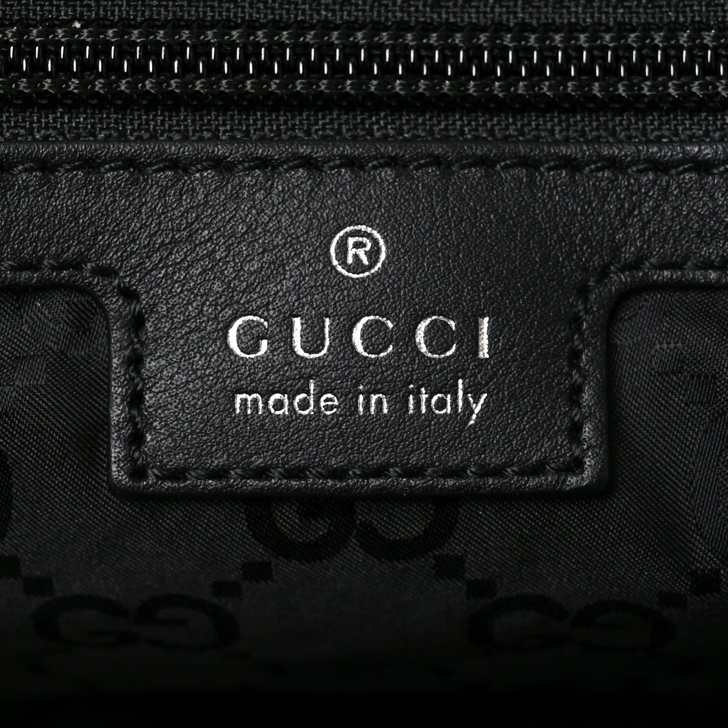 Nylon Logo Tote Black