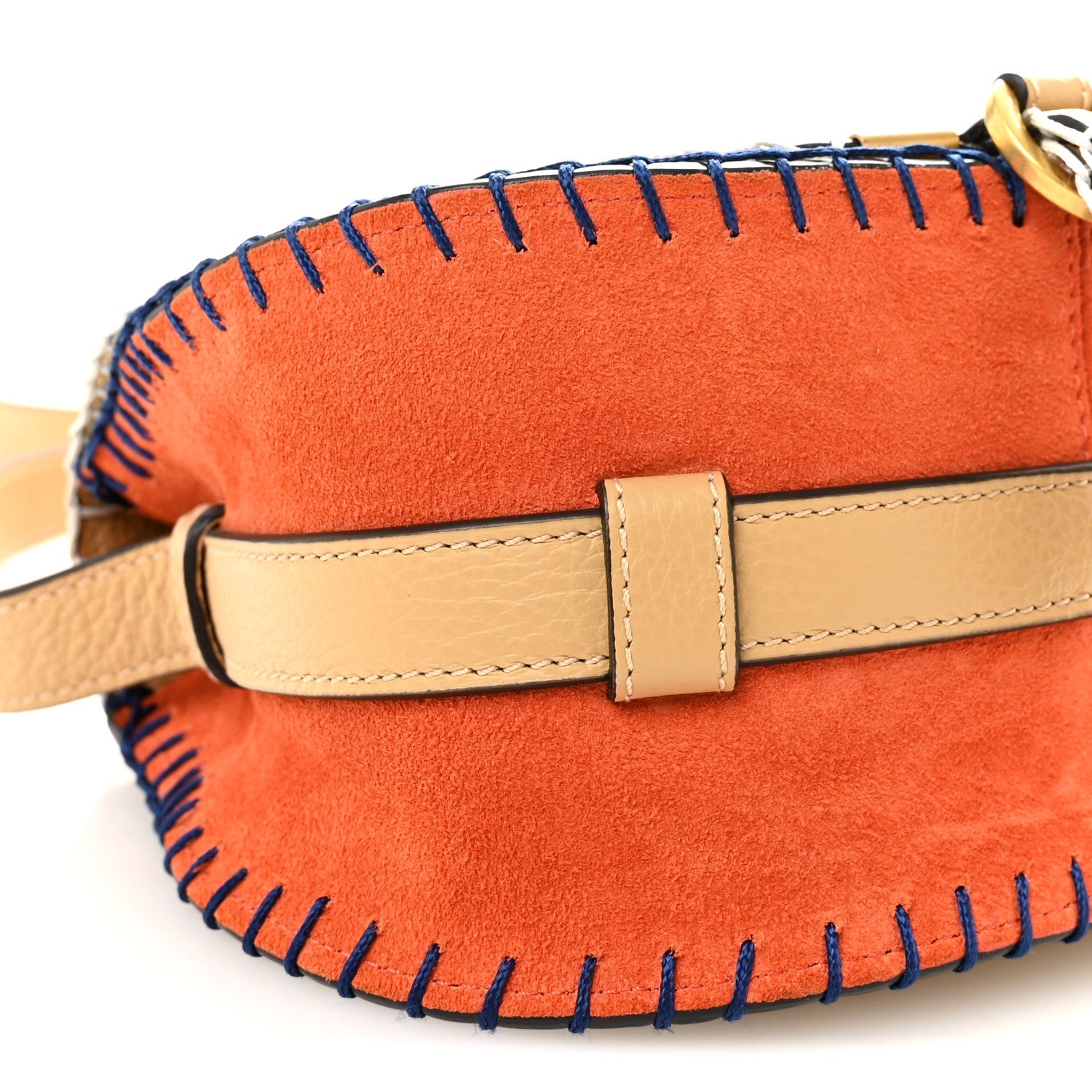 Calfskin Small Marcie Saddle Bag Soft Tan