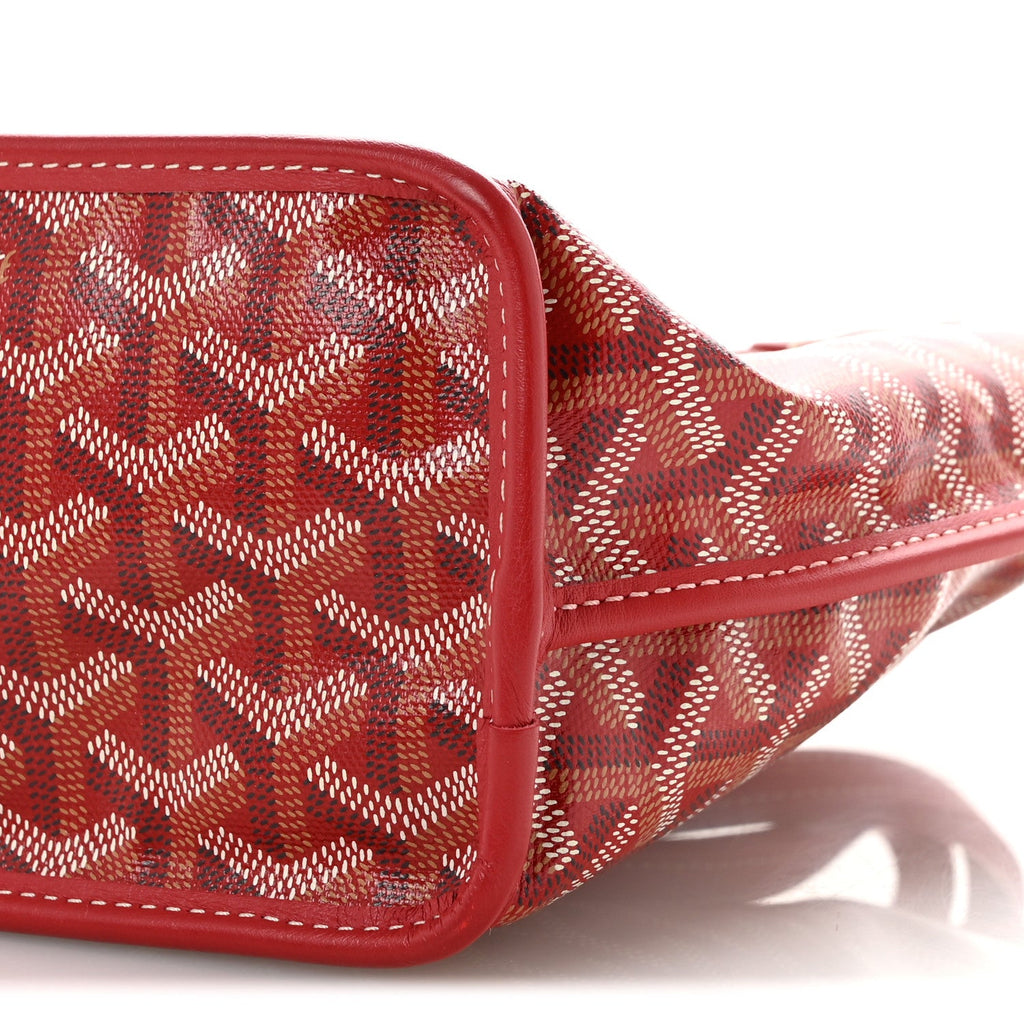 Goyardine Reversible Mini Anjou Red