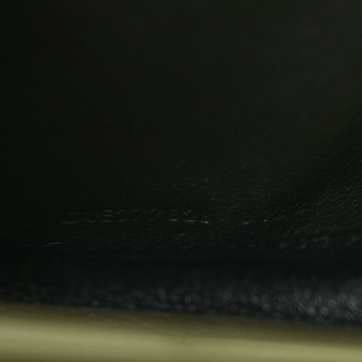 Grain De Poudre Matelasse Chevron Monogram Chain Wallet Pistachio