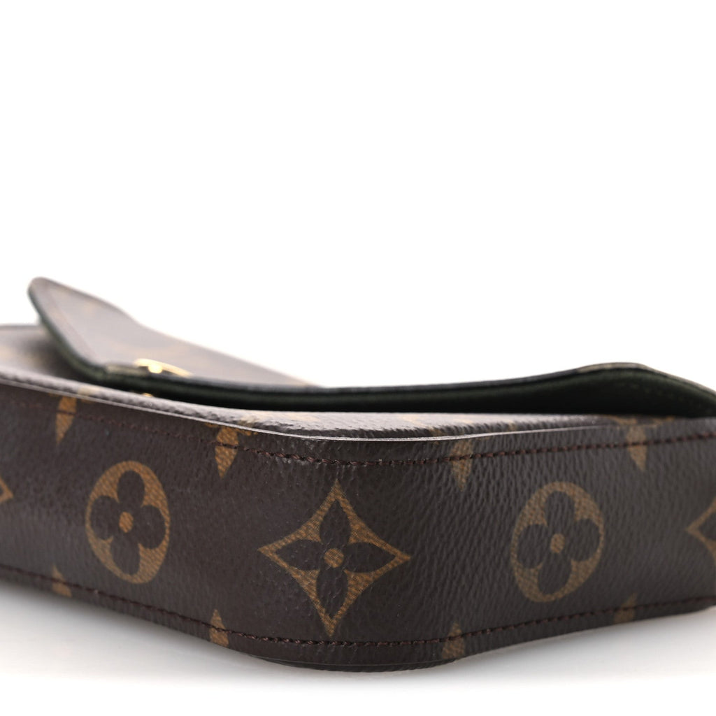 Monogram Felicie Strap & Go Kaki