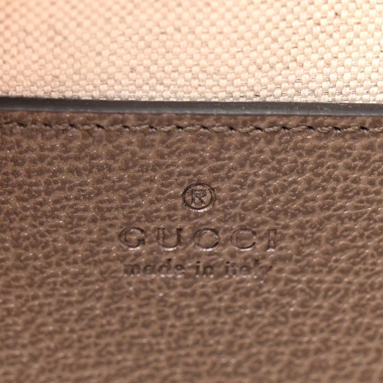 GG Supreme Monogram Textured Dollar Calfskin Web Ophidia Small Crossbody Bag Beige Ebony New Acero