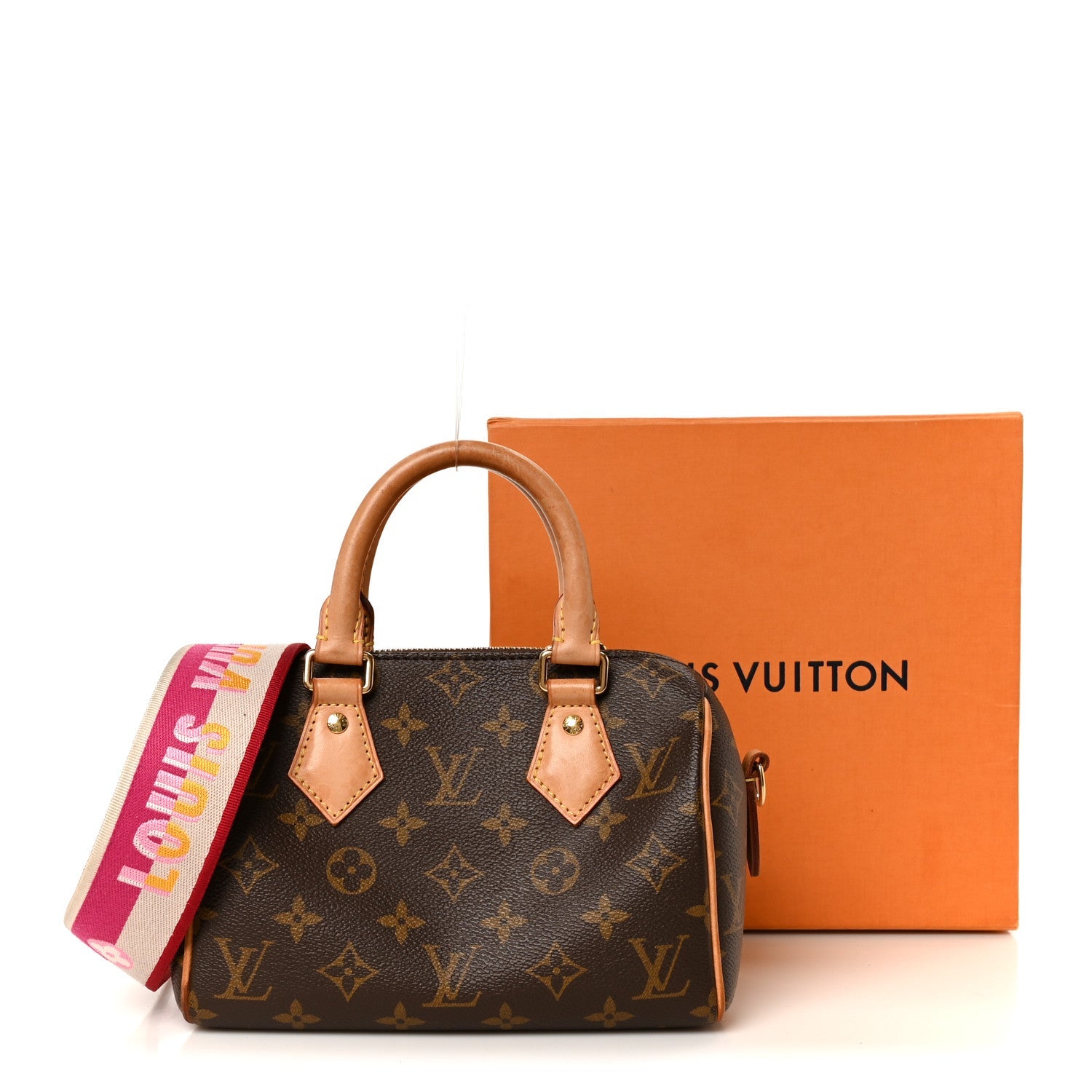 Monogram Speedy Bandouliere 20 Fuchsia