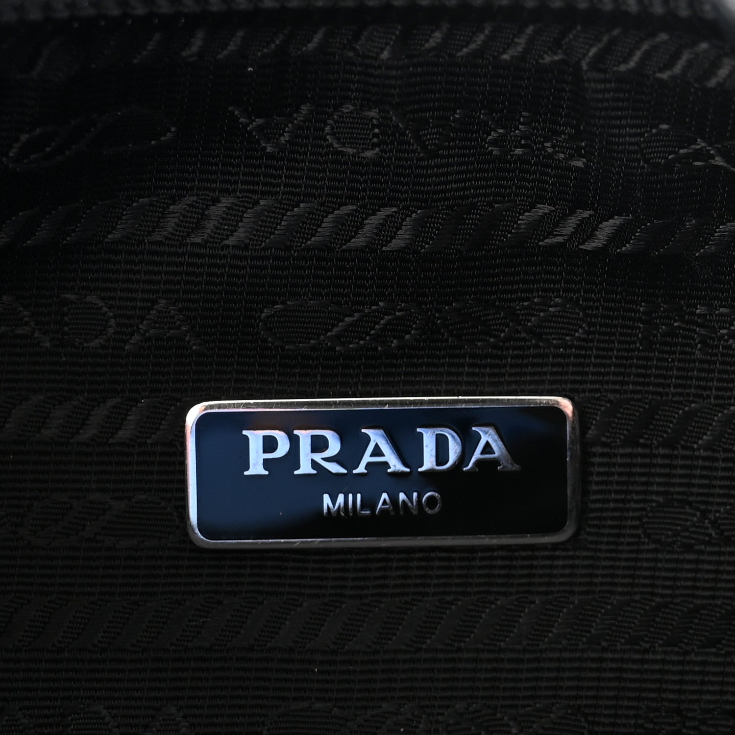 Tessuto Nylon Mini Re-Edition 2000 Bag Black