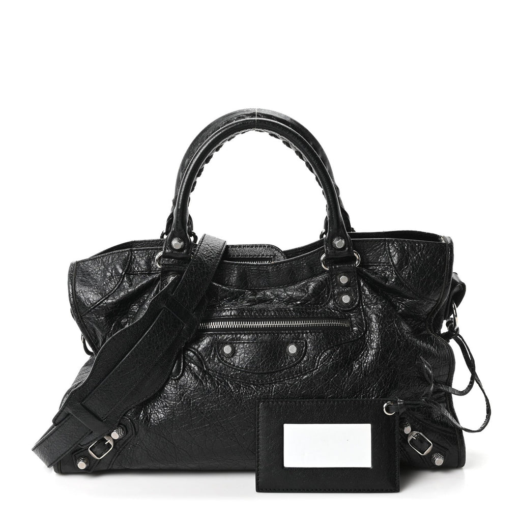 Agneau Giant 12 Silver Hardware City Black