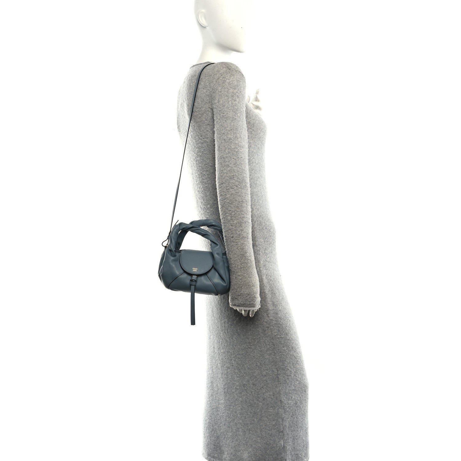 Calfskin Mini Spy Light Blue
