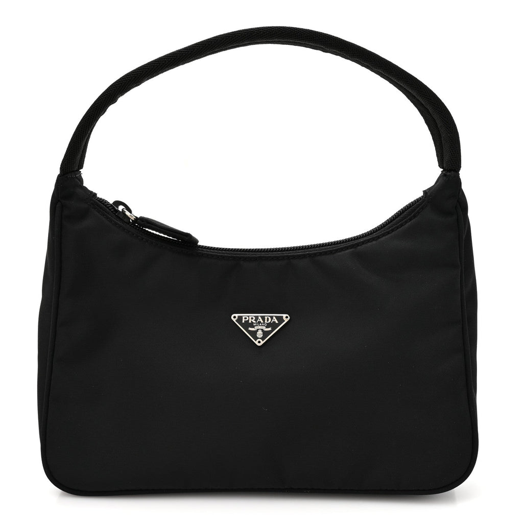Tessuto Nylon Sport Mini Shoulder Bag Black