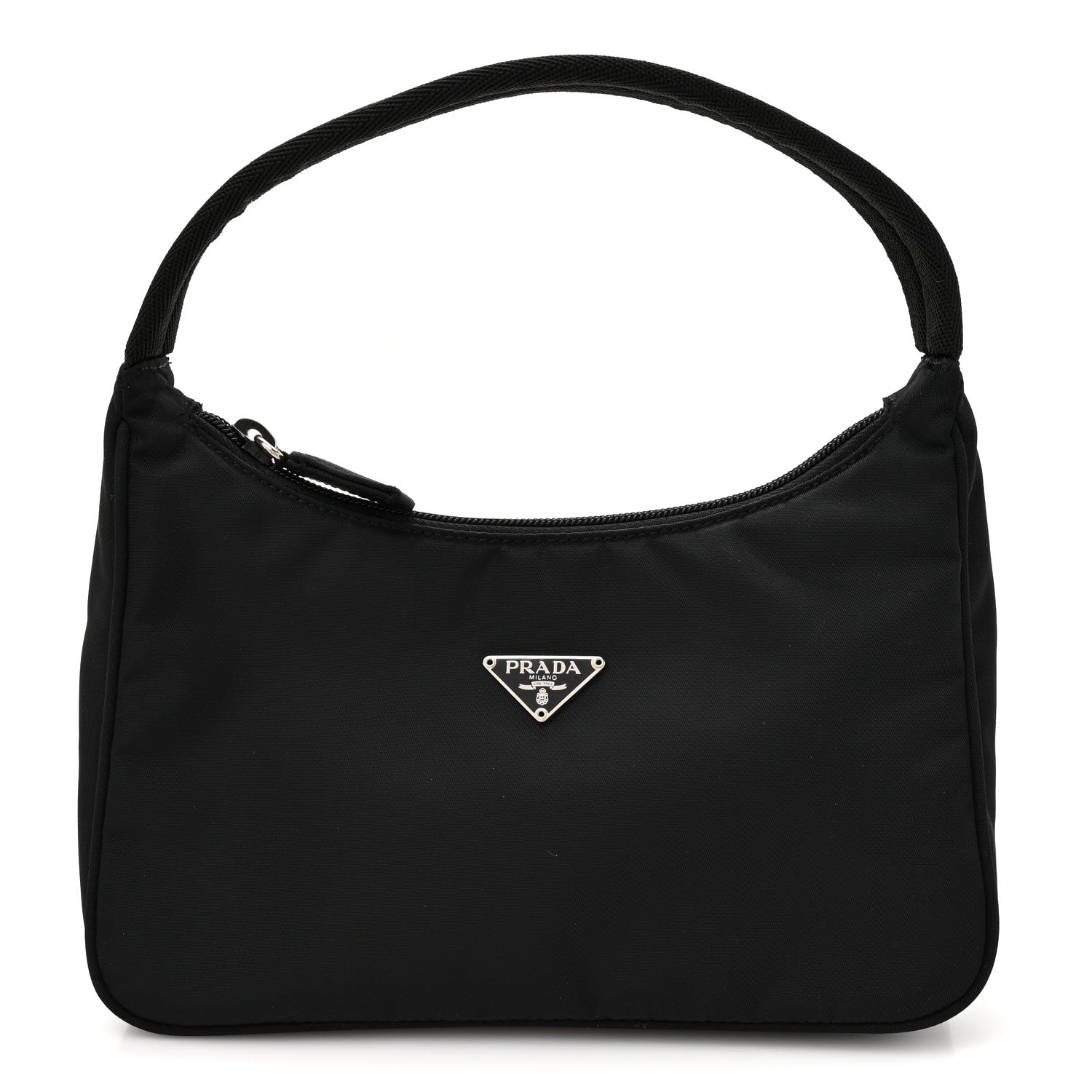 Tessuto Nylon Sport Mini Shoulder Bag Black