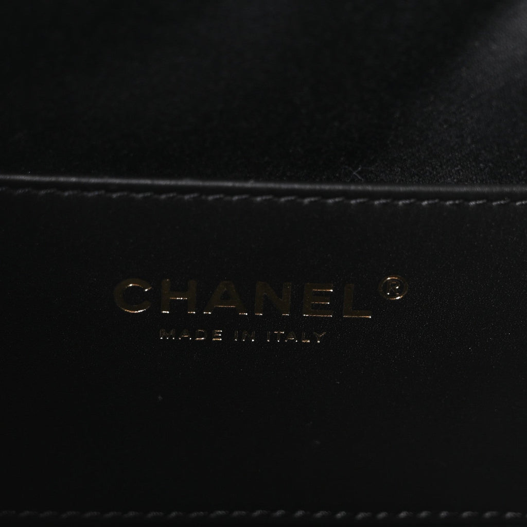 Caviar Quilted Mini Chanel 25 Handbag Black
