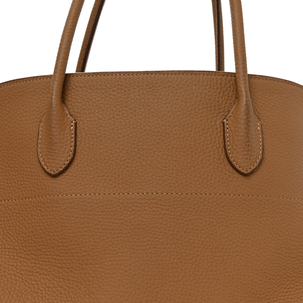 Matte Grained Calfskin EW Margaux Rubber
