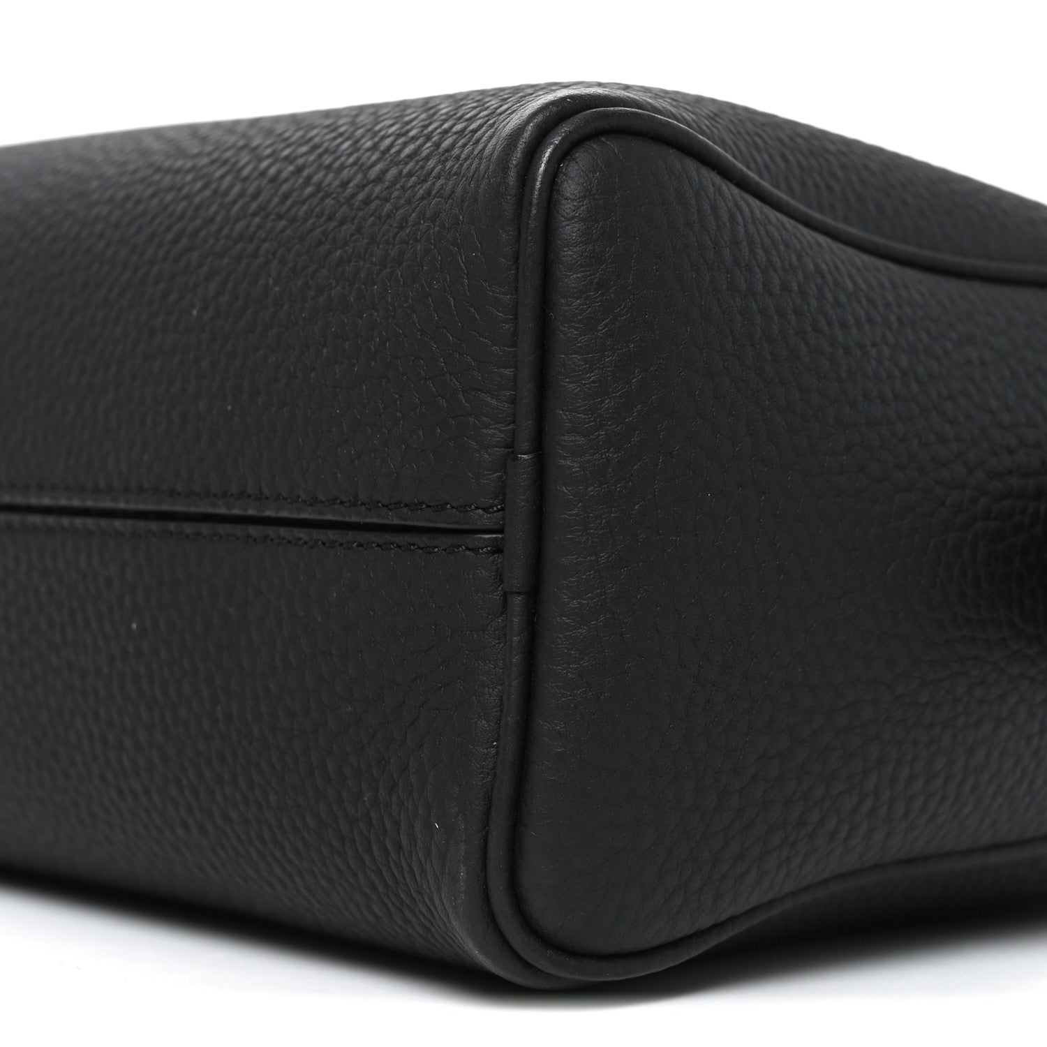 Matte Grained Calfskin India 10 Black