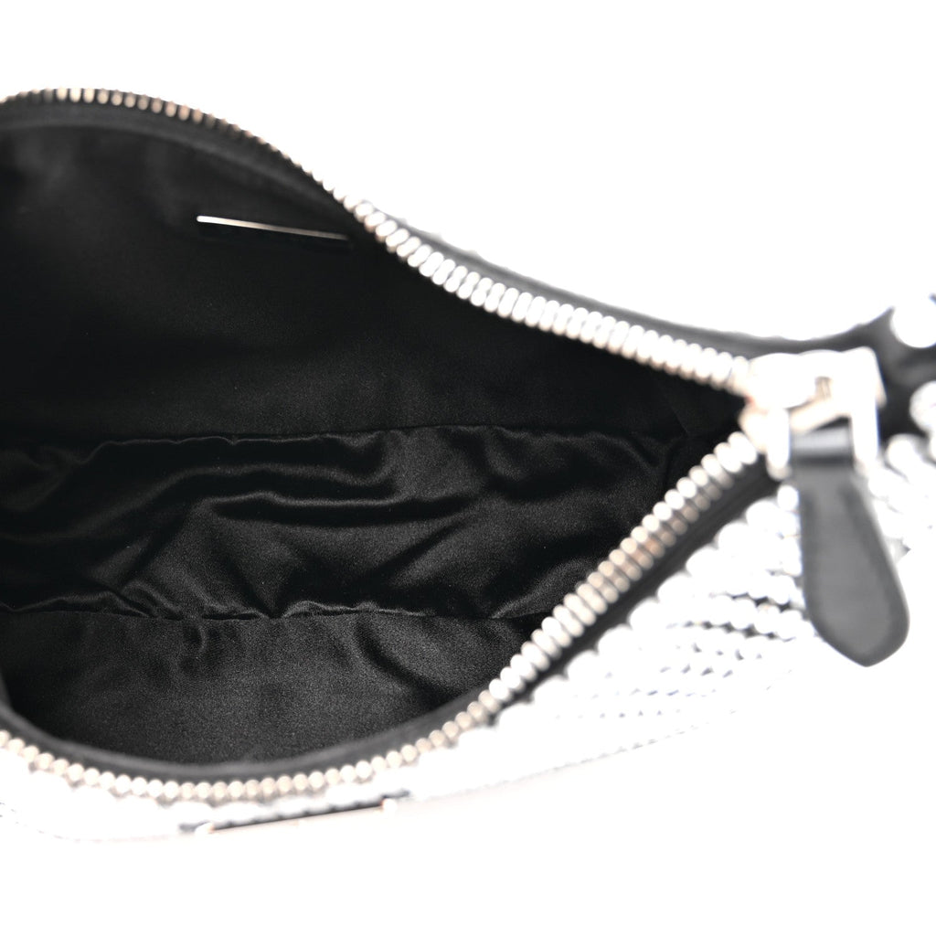 Satin Crystal Re-Edition 2005 Shoulder Bag Cristal