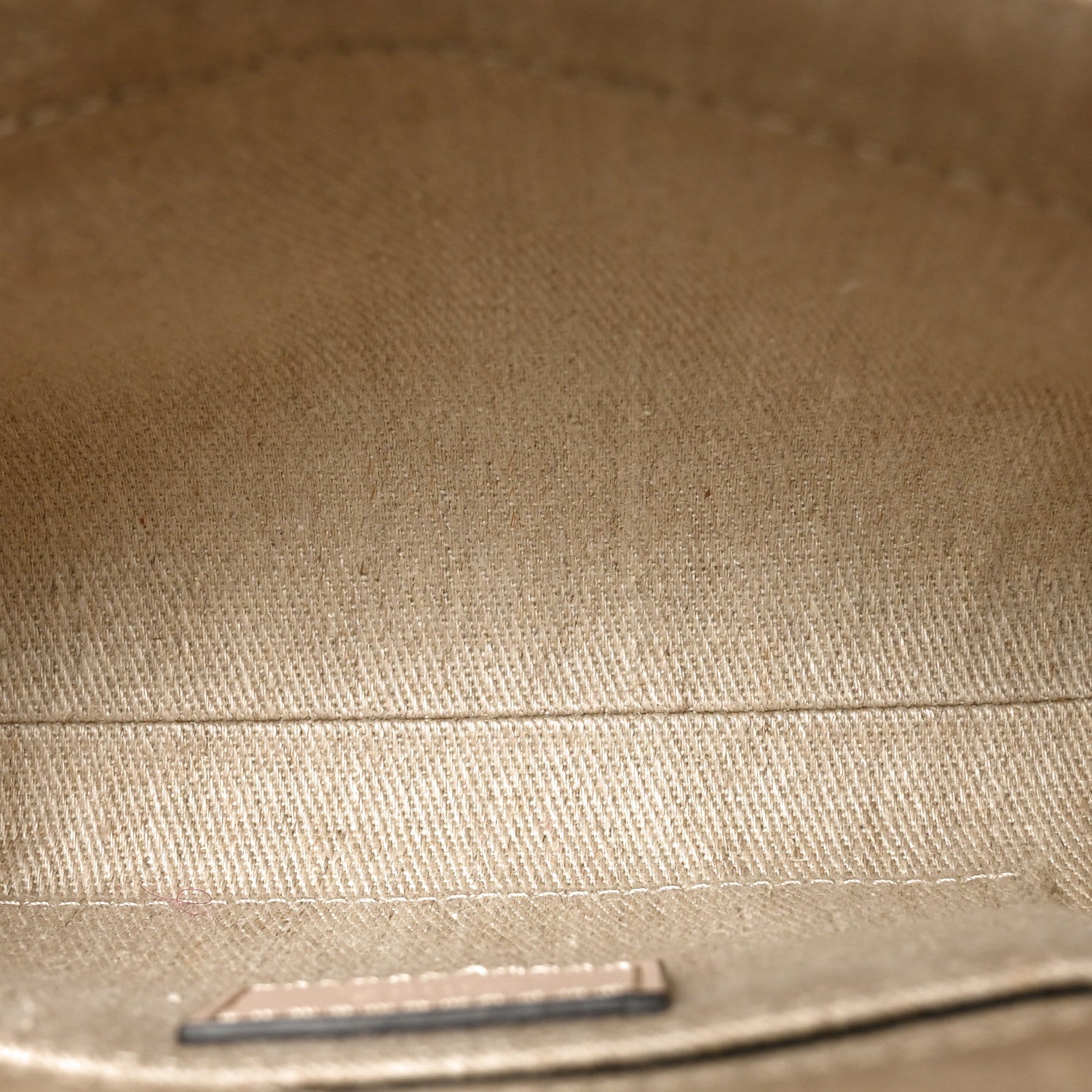 Linen Calfskin Mini Woody Ribbon Tote Cement Pink