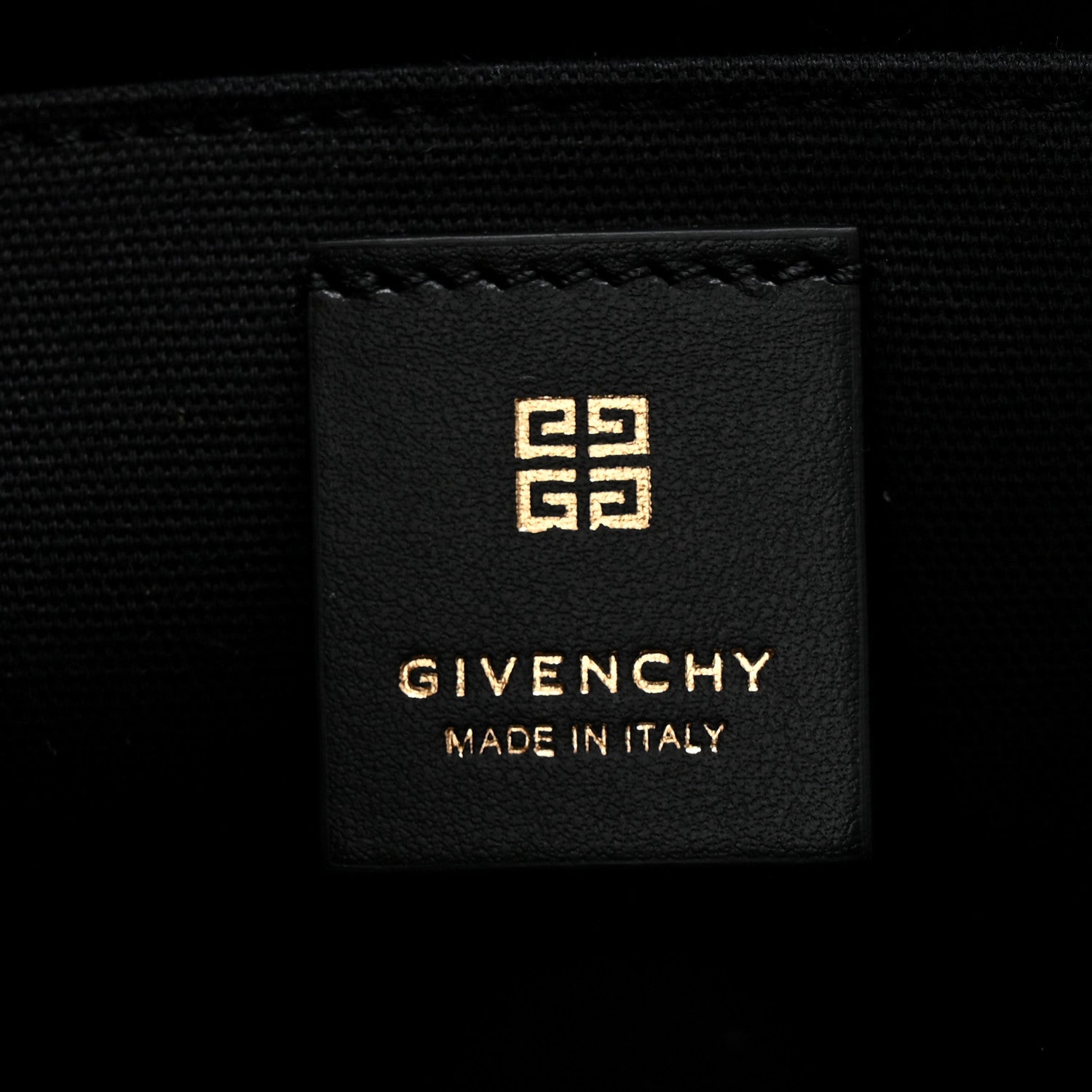 4G Coated Canvas Logo Medium G Tote Black