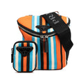 Prada 2VH147 Canvas Leather Shoulder Bag