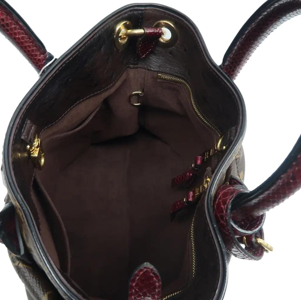 LOUIS VUITTON Limited Edition Etoile Exotique Monogram Canvas Tote Bag Bordeaux