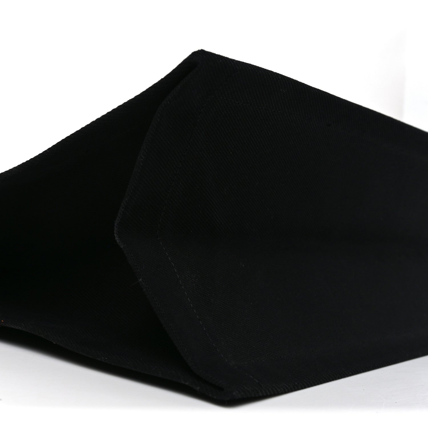 Linen Calfskin Rive Gauche Tote Black