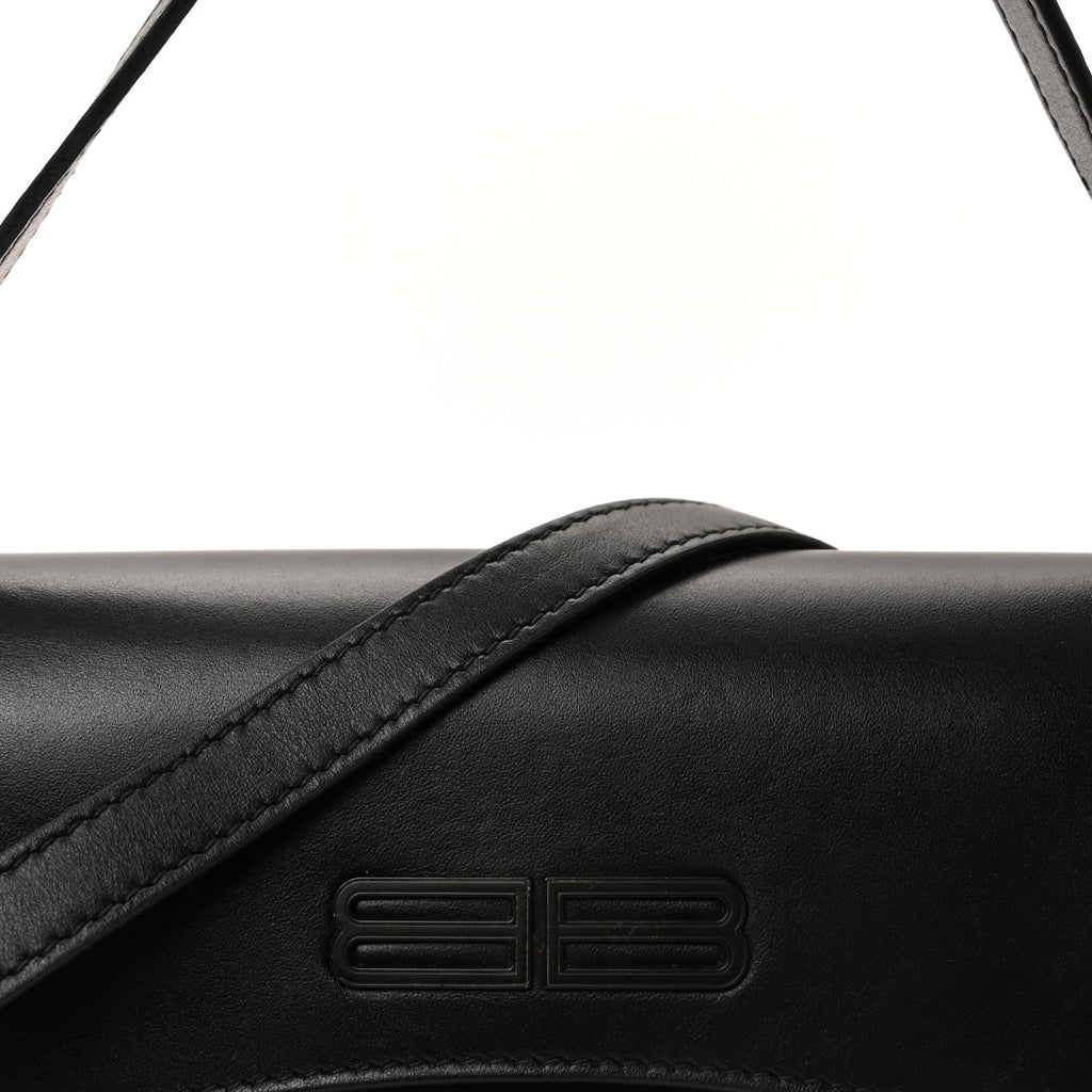 Box Calfskin Monochrome Small XX Flap Stretch Bag Black