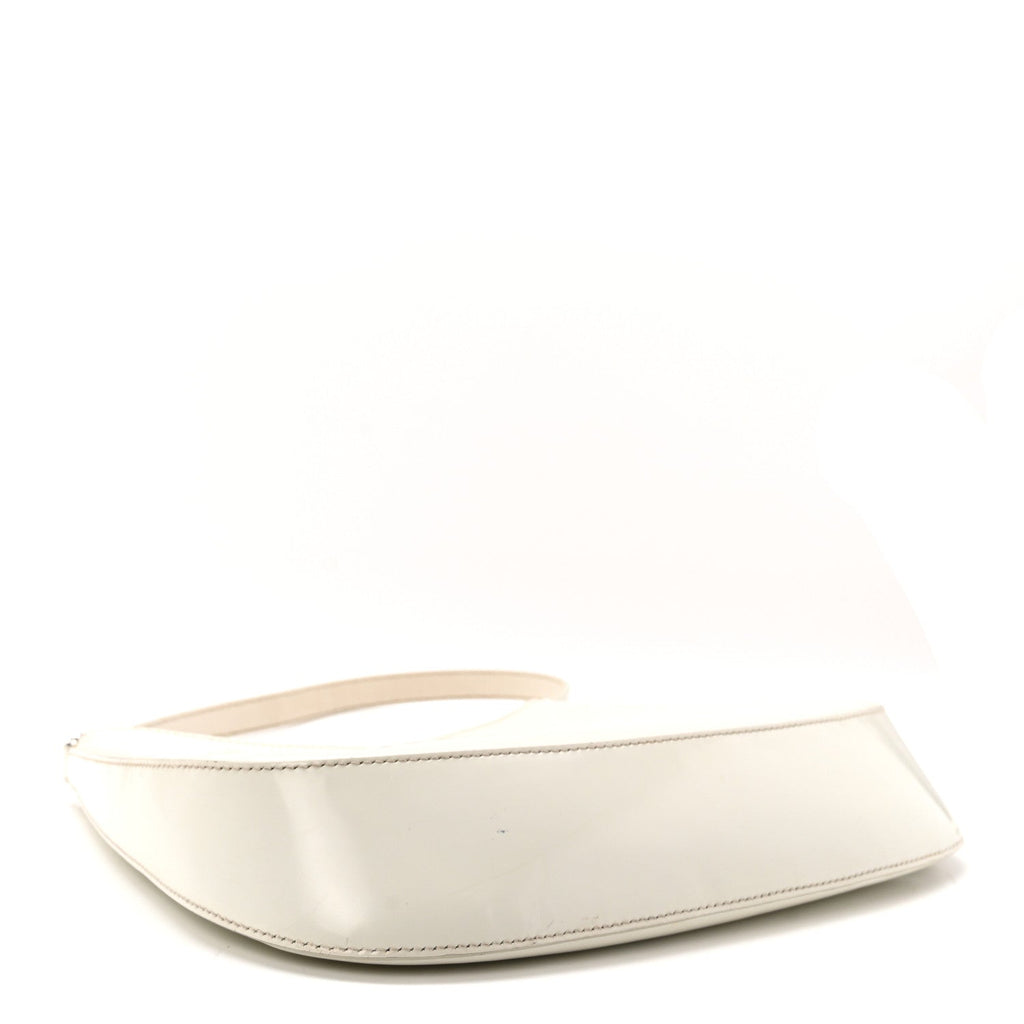 Spazzolato Cleo Shoulder Bag White