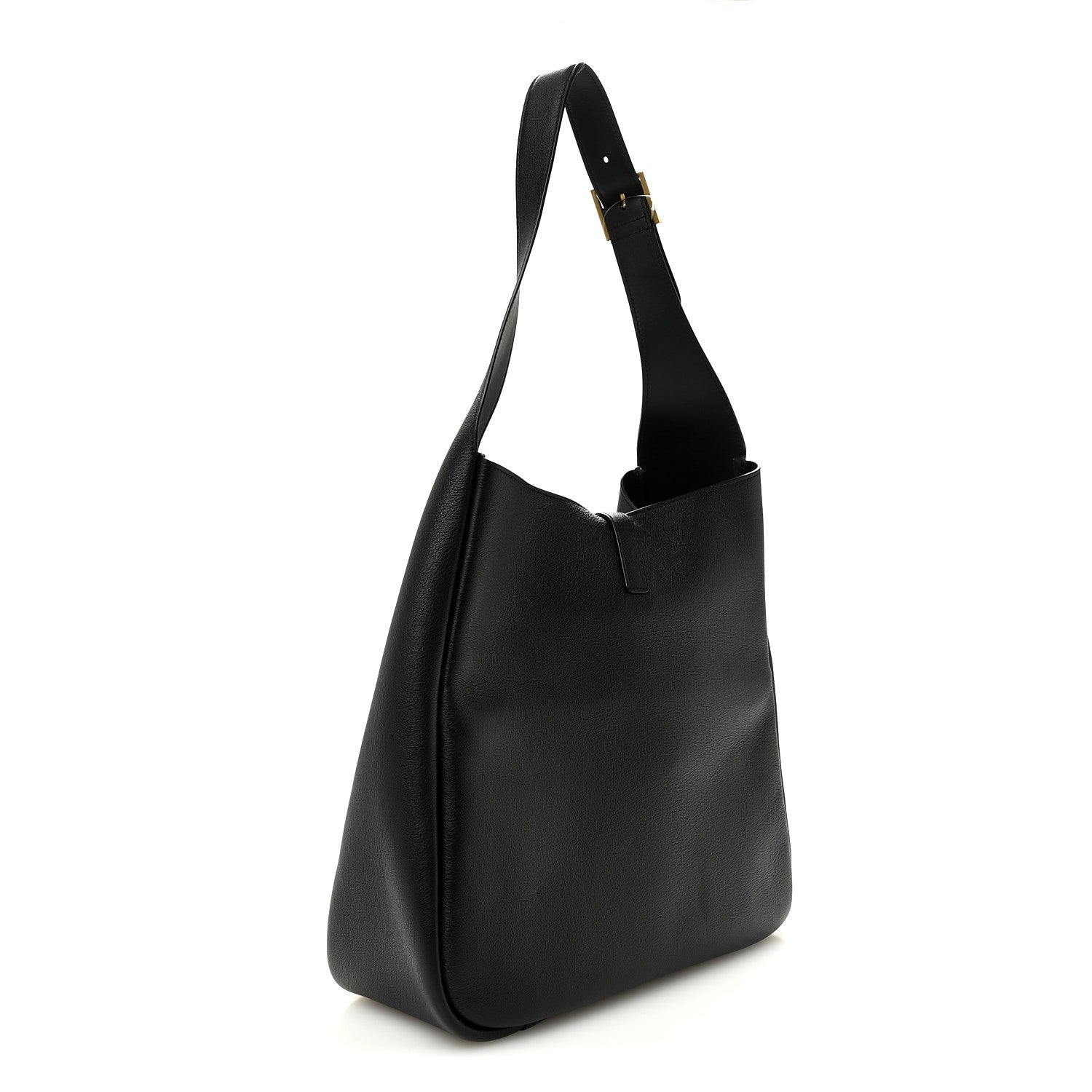 Supple Calfskin Large Le 5 A 7 Soft Hobo  Black