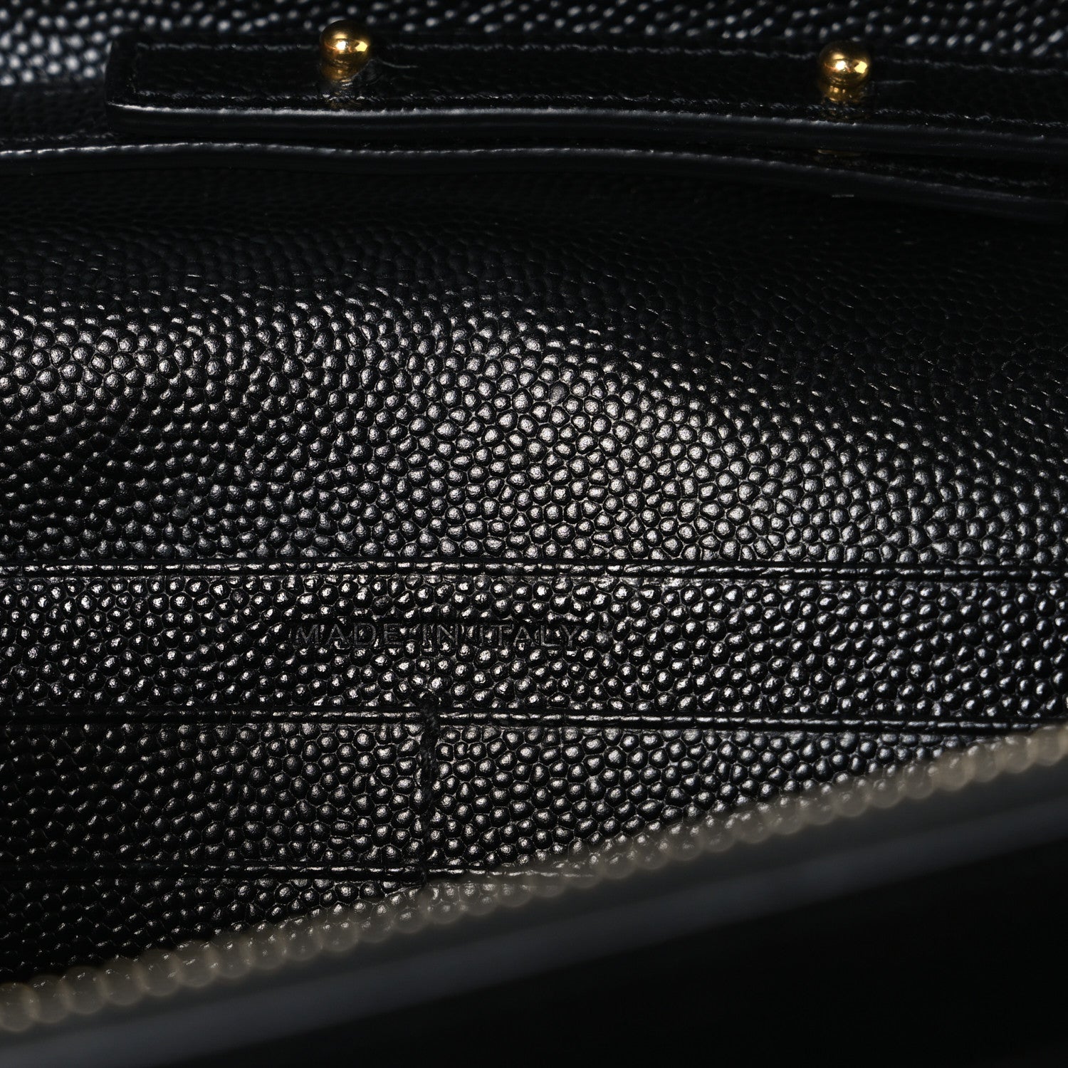 Grain De Poudre Matelasse Chevron Monogram Chain Wallet Black