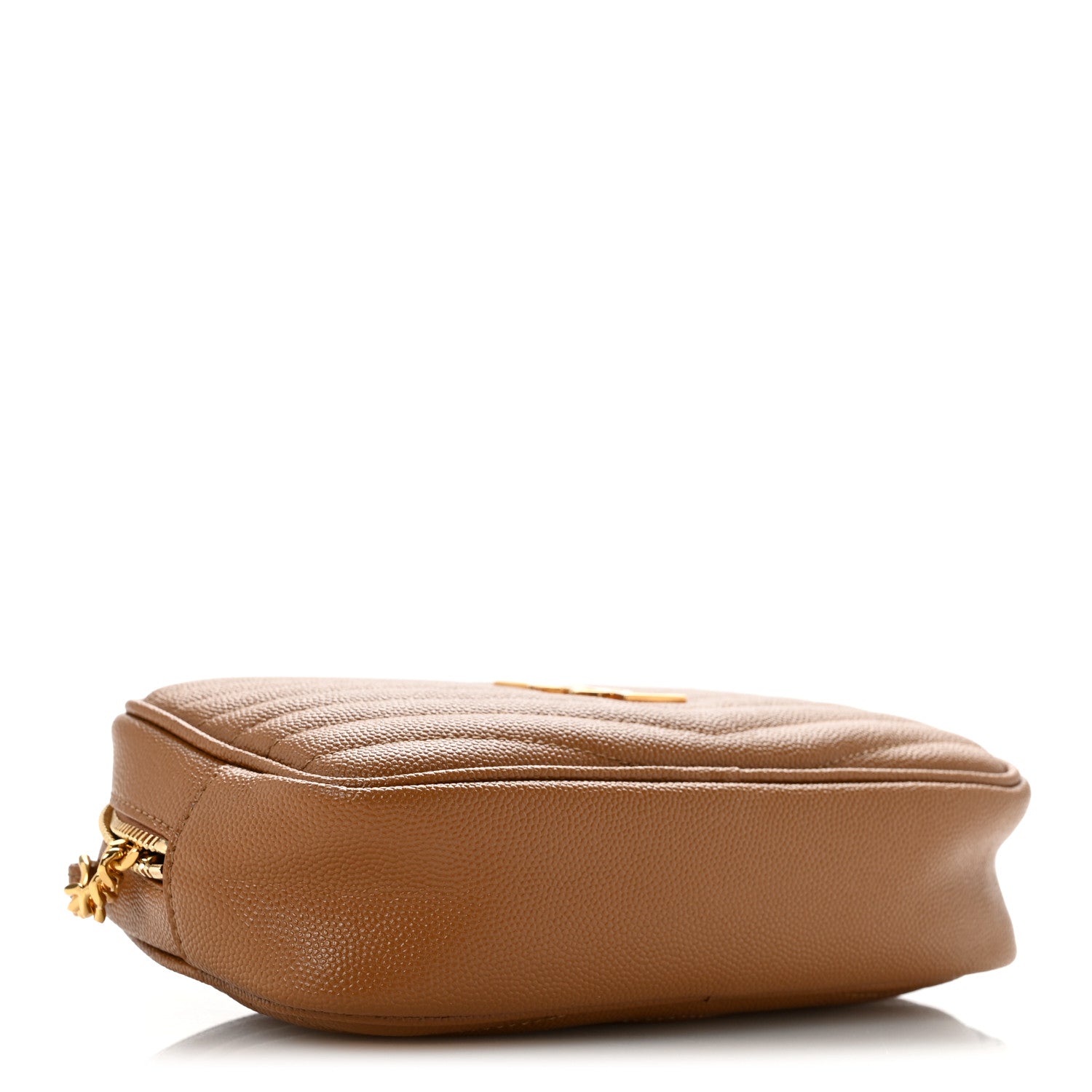 Grain De Poudre Matelasse Monogram Mini Lou Camera Bag Dark Natural