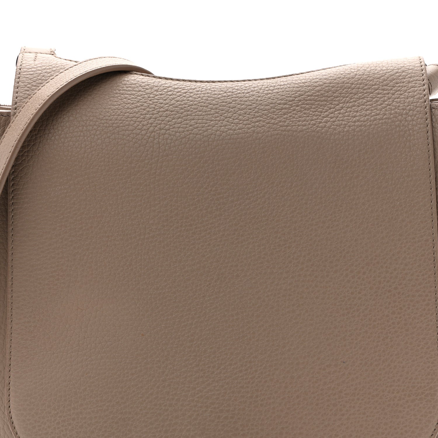 Grained Calfskin Hunting Bag II Stone