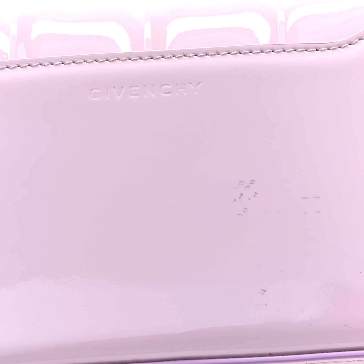 Patent 4G Small Padded Crossbody Bag Lilac