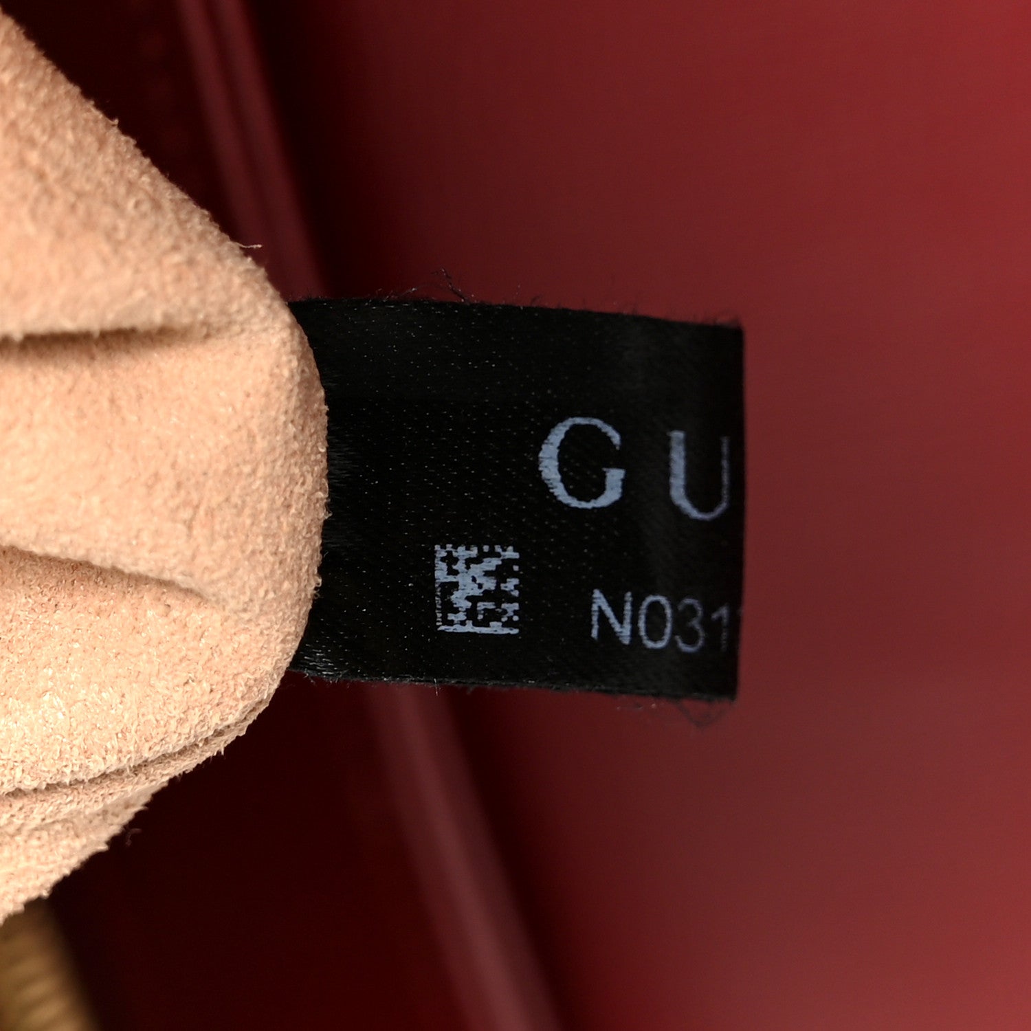 GG Supreme Monogram Azalea Calfskin Horsebit 1955 Shoulder Bag Beige Ebony New Cherry Red