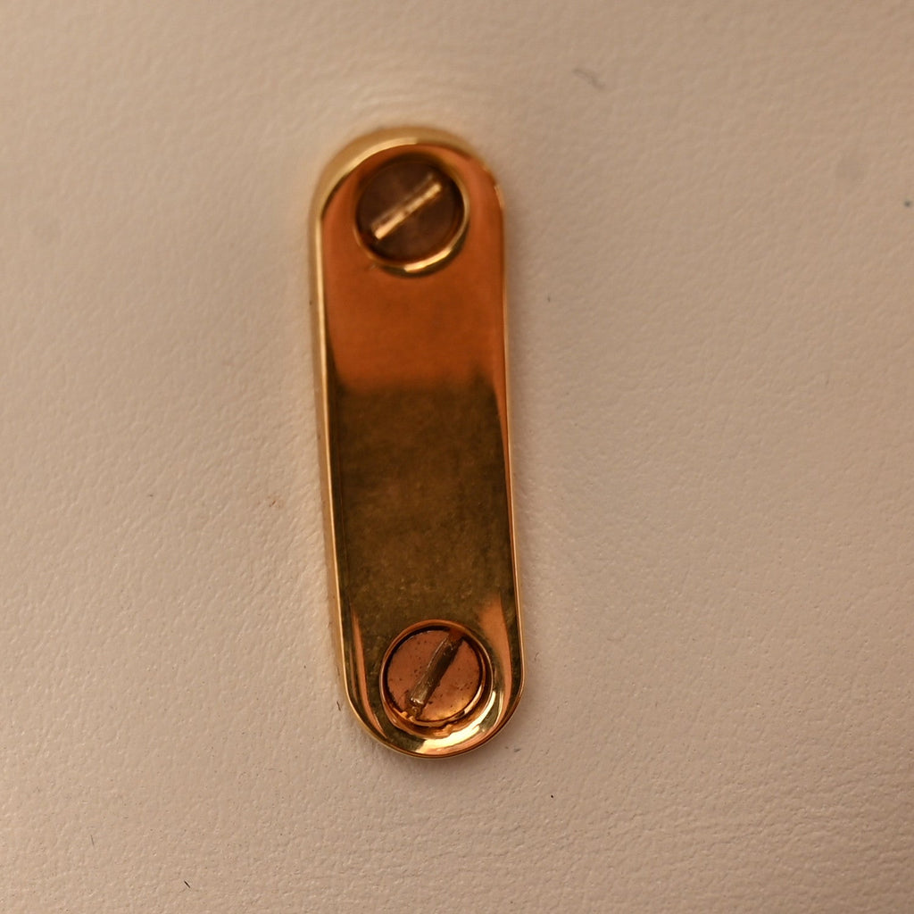 High Gloss Calfskin Lana Small Top Handle Eggshell