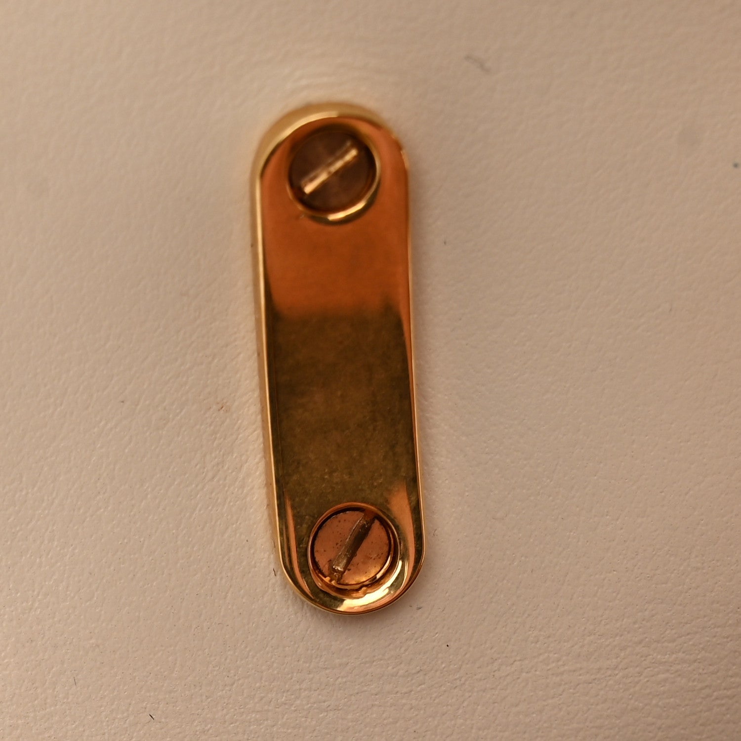 High Gloss Calfskin Lana Small Top Handle Eggshell