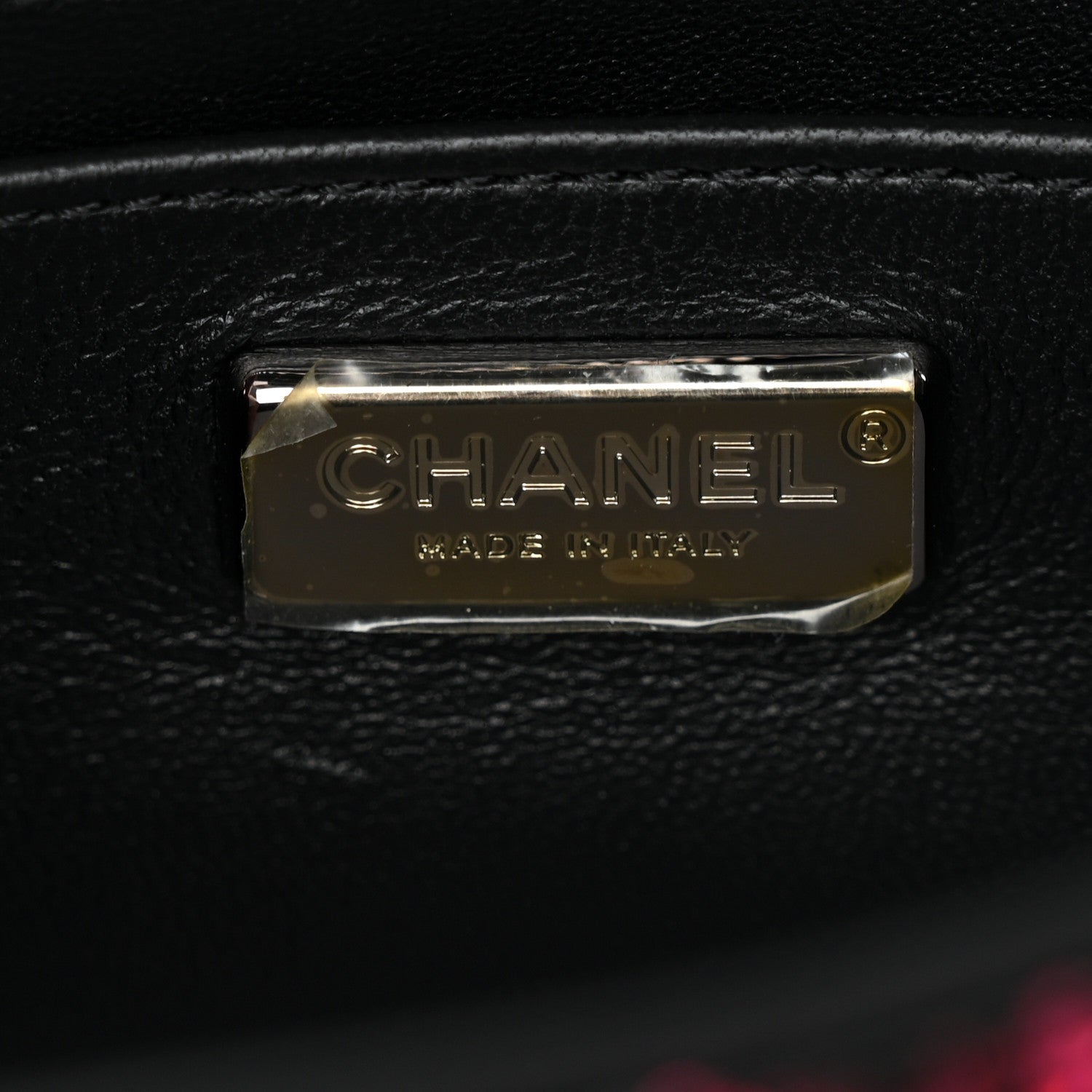 Sequin Logo Small Flap Ruthenium Multicolor