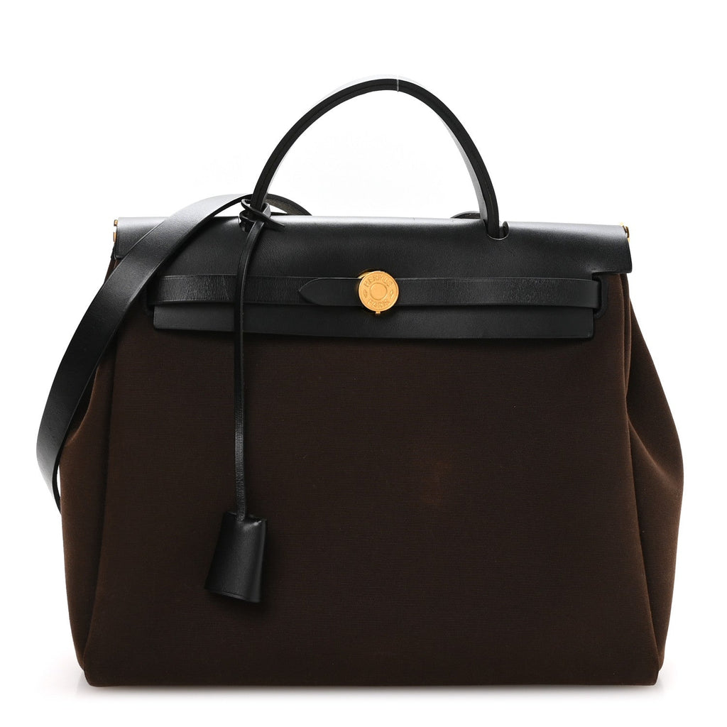 Military Toile Vache Hunter Herbag Zip Retourne 31 PM Black Ebene