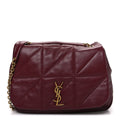 Lambskin Matelasse Monogram Medium Jamie 4.3 New Dark Bordeaux