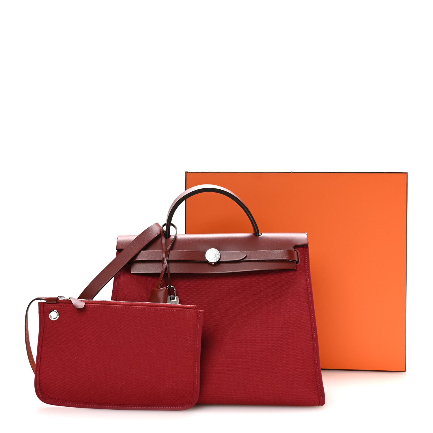 Vache Hunter Toile Herbag Zip 31 PM Rouge H
