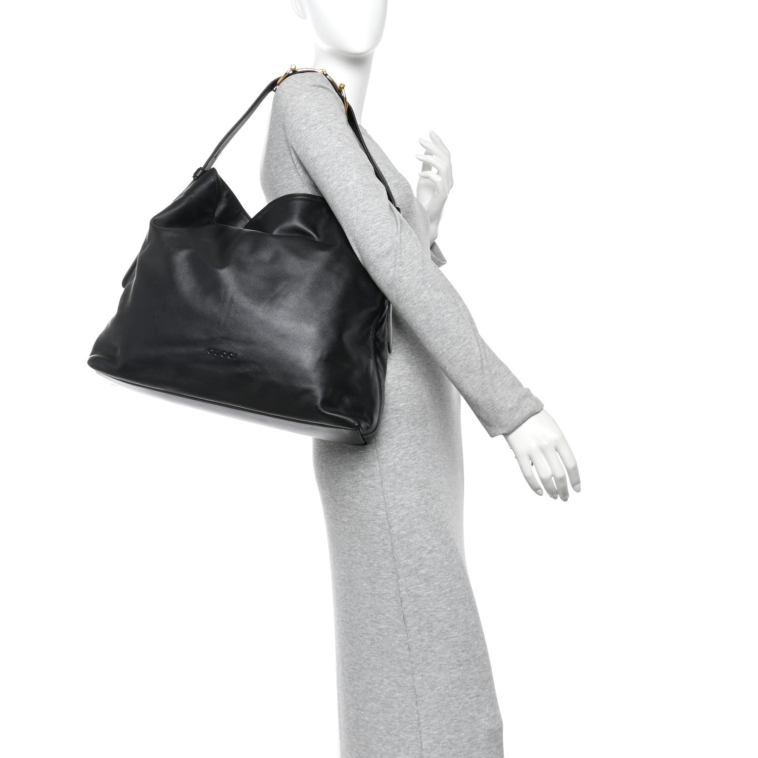 Calfskin Large Beatrix Tote Black